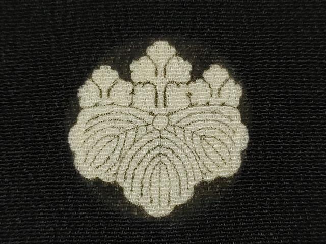 平和屋着物■豪華黒留袖 刺繍 雲取り孔雀松文 金彩 正絹 逸品 AABC1964nf