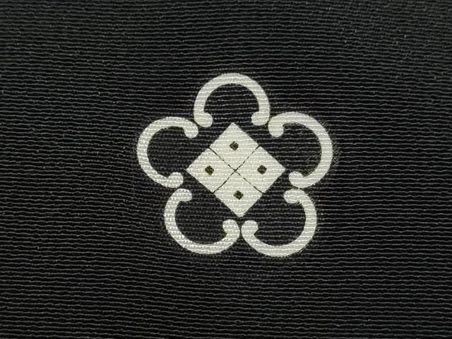 平和屋着物■豪華黒留袖　刺繍　双鶴花松文　金彩　正絹　逸品　AABC2170gw