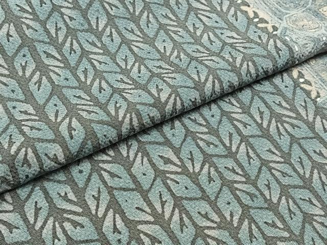 平和屋着物▽上質な小紋 単衣 鳥獣花文 正絹 逸品 AABC2203jh