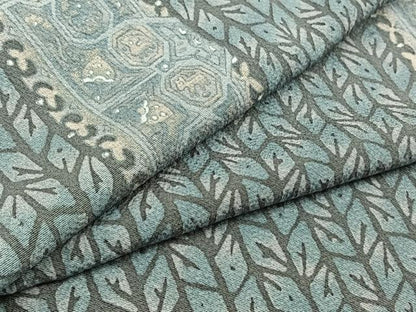 平和屋着物▽上質な小紋 単衣 鳥獣花文 正絹 逸品 AABC2203jh