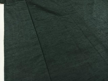 平和屋着物▽男性 紬 単衣 百入茶色 正絹 逸品 AABC2204jh