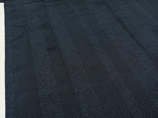 平和屋着物▽本塩沢 単衣 110亀甲 花間道 正絹 逸品 AABC2211jh