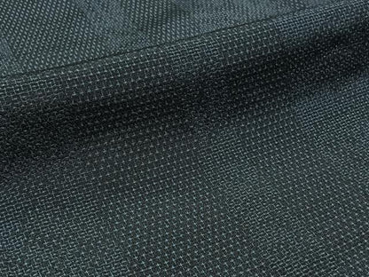 平和屋着物▽本塩沢 単衣 110亀甲 花間道 正絹 逸品 AABC2211jh