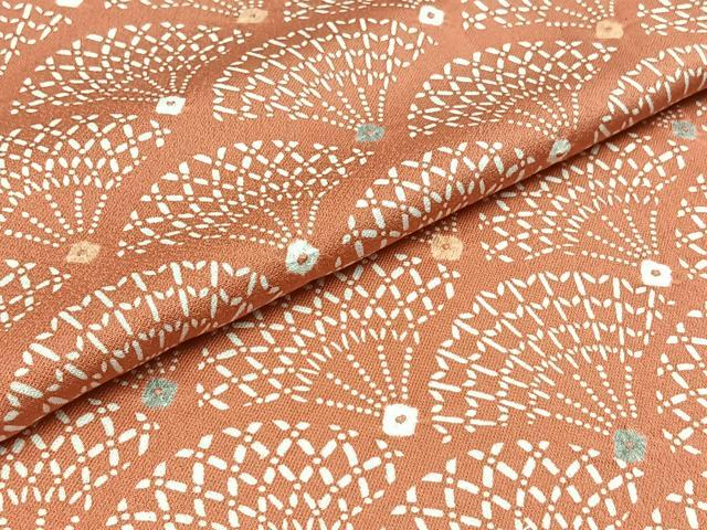 平和屋着物▽訪問着 単衣 絞り 青海波 正絹 逸品 AABC2216jh