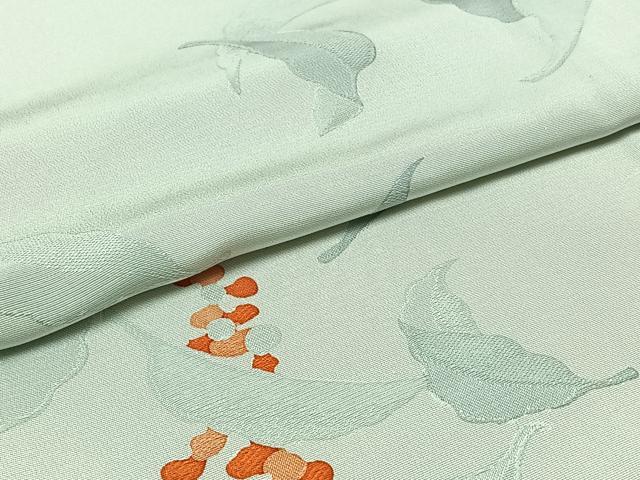 平和屋着物▽上質な小紋 単衣 南天文 正絹 逸品 AABC2223jh
