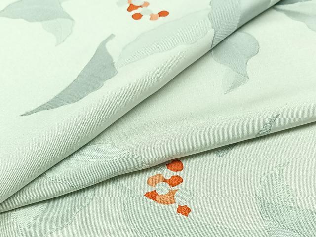 平和屋着物▽上質な小紋 単衣 南天文 正絹 逸品 AABC2223jh