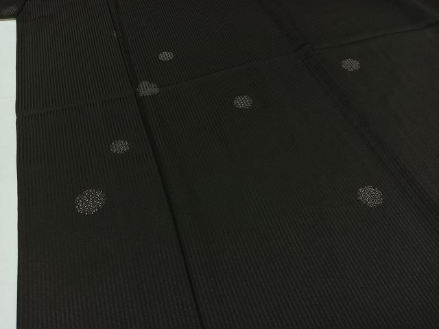 平和屋着物▽上質な小紋 単衣 雪輪文 正絹 逸品 AABC2235jh