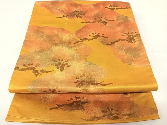 平和屋着物◎六通柄袋帯　枝松文　正絹　逸品　AABC2358yx
