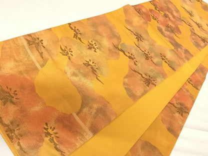 平和屋着物◎六通柄袋帯　枝松文　正絹　逸品　AABC2358yx