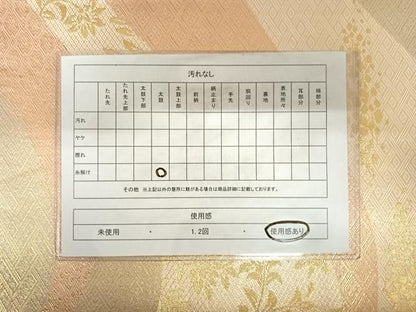 平和屋着物◎本場筑前博多織　佐賀錦　全通柄袋帯　吉祥花文　金糸　証紙付き　正絹　逸品　AABC2372yx