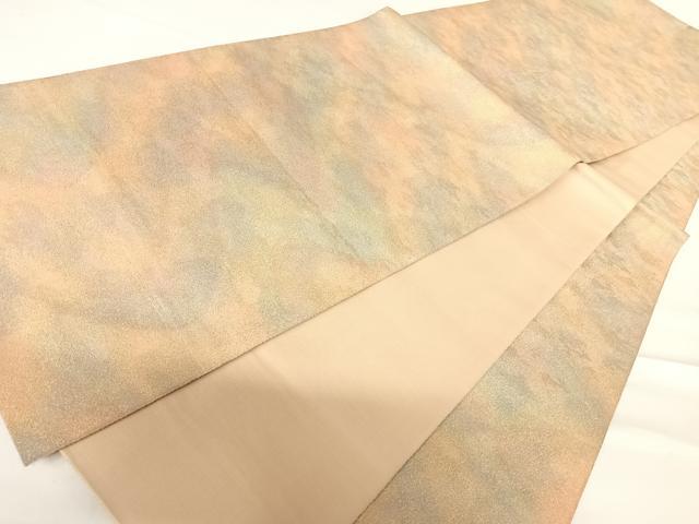 平和屋着物◎砂子綴れ　全通柄袋帯　霞文　金糸　正絹　逸品　AABC2395yx