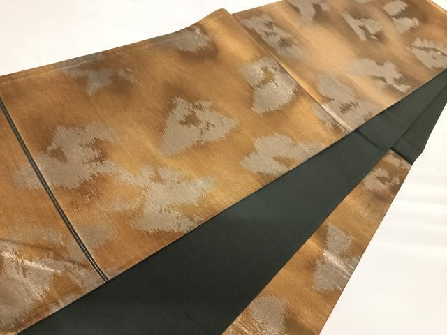 平和屋着物◎六通柄袋帯　霞文　正絹　逸品　AABC2409yx