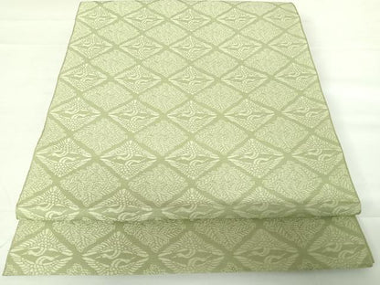 平和屋着物◎六通柄　本袋帯　双鶴文　正絹　逸品　AABC2414yx