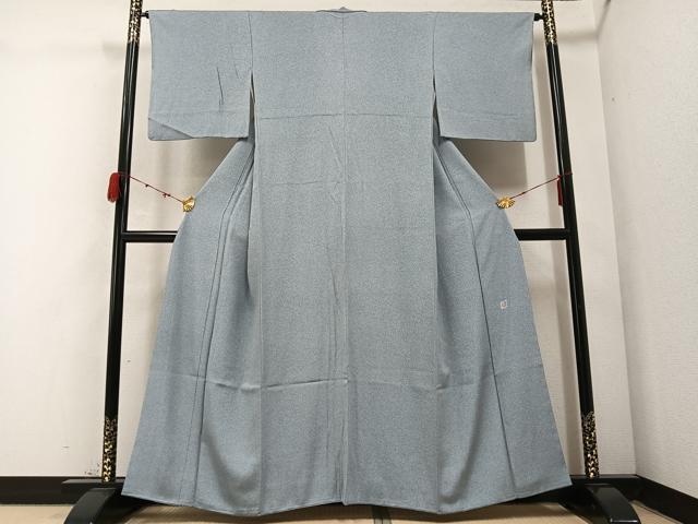 平和屋着物●上質な小紋　作家物　霞文　正絹　逸品　AABC2521ph