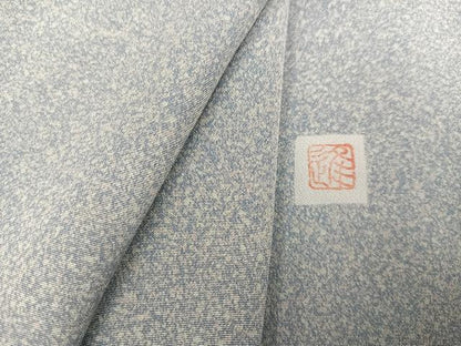 平和屋着物●上質な小紋　作家物　霞文　正絹　逸品　AABC2521ph