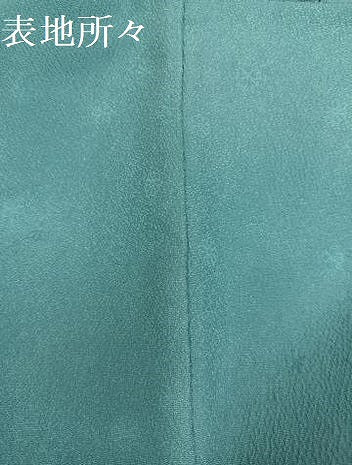 平和屋着物●上質な色無地 花地紋 浅葱色 正絹 逸品 AABC2541ph