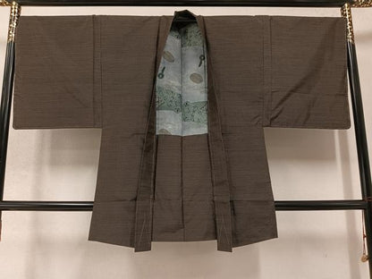 平和屋着物●男性 本場大島紬 アンサンブル 亀甲絣 正絹 逸品 未使用 AABC2544ph