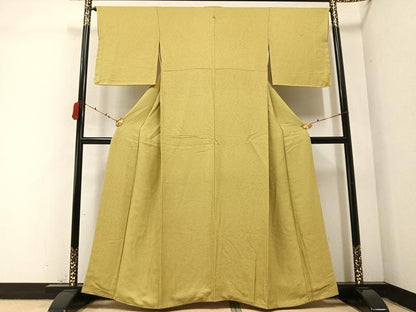 平和屋着物●上質な色無地 桑染色 鈴乃屋扱い 正絹 逸品 AABC2561ph