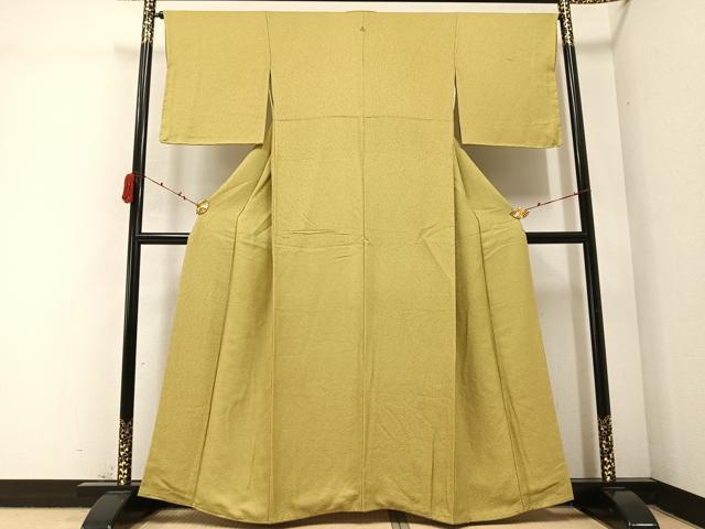 平和屋着物●上質な色無地 桑染色 鈴乃屋扱い 正絹 逸品 AABC2561ph
