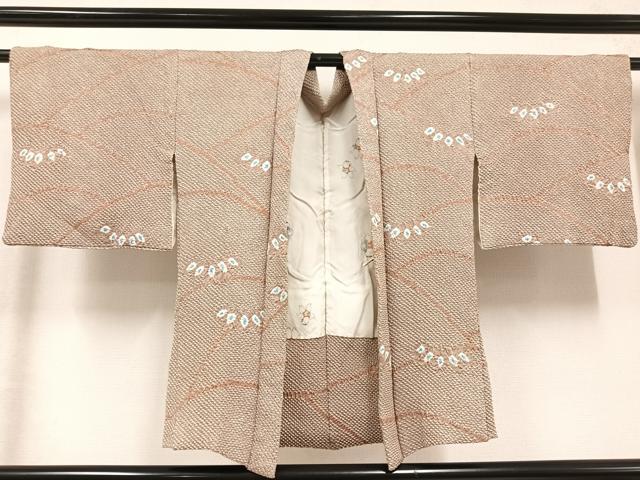 平和屋着物∞羽織 総絞り 草木 正絹 逸品 AABC2595ph