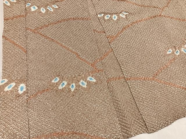 平和屋着物∞羽織 総絞り 草木 正絹 逸品 AABC2595ph