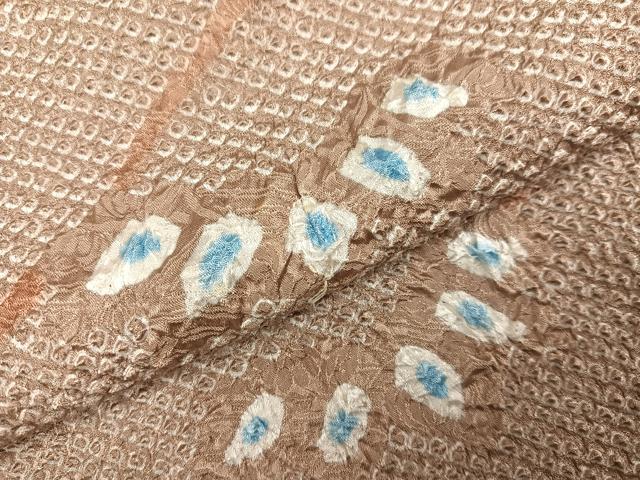 平和屋着物∞羽織 総絞り 草木 正絹 逸品 AABC2595ph