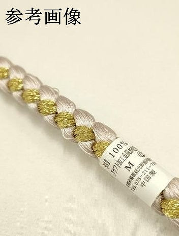 平和屋着物●和装小物　振袖用帯締め　装飾　パール　ビーズ　金糸　撚り房　逸品　未使用　AABC2610ay