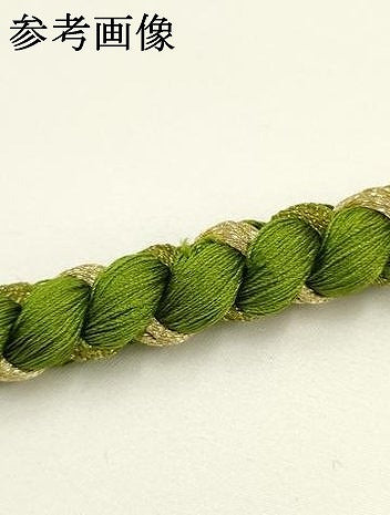 平和屋着物●和装小物 振袖用帯締め 装飾 蒔絵 パール 金糸 撚り房 逸品 未使用 AABC2614ay