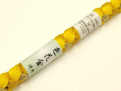 平和屋着物●和装小物 振袖用帯締め 装飾 ちりめん細工 あわじ玉 金糸 撚り房 逸品 未使用 AABC2627ay