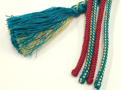平和屋着物●和装小物 振袖用帯締め 装飾 飾り玉 パール あわじ玉 金糸 逸品 AABC2794ay