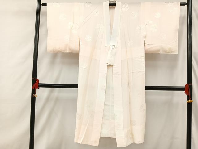 平和屋着物■長襦袢　無双仕立て　草花文　暈し染め　正絹　逸品　AABC3128uw