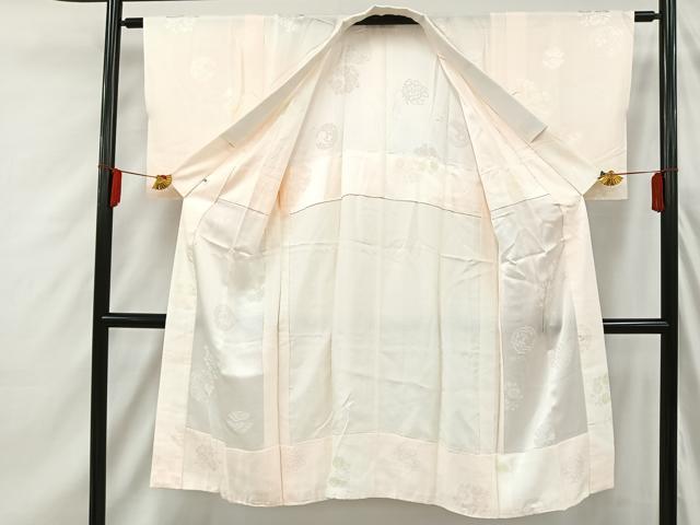 平和屋着物■長襦袢　無双仕立て　草花文　暈し染め　正絹　逸品　AABC3128uw