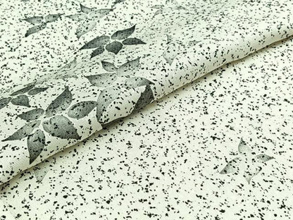 平和屋着物▽上質な小紋　単衣　舞花文　正絹　逸品　AABC3162jh