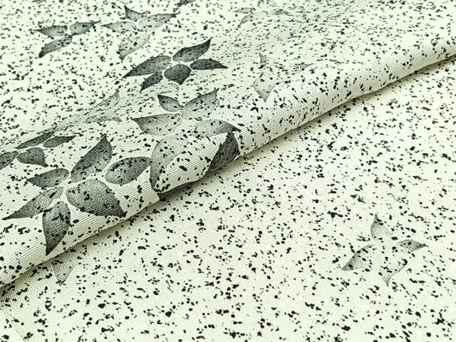 平和屋着物▽上質な小紋　単衣　舞花文　正絹　逸品　AABC3162jh