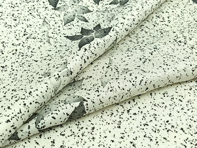 平和屋着物▽上質な小紋　単衣　舞花文　正絹　逸品　AABC3162jh