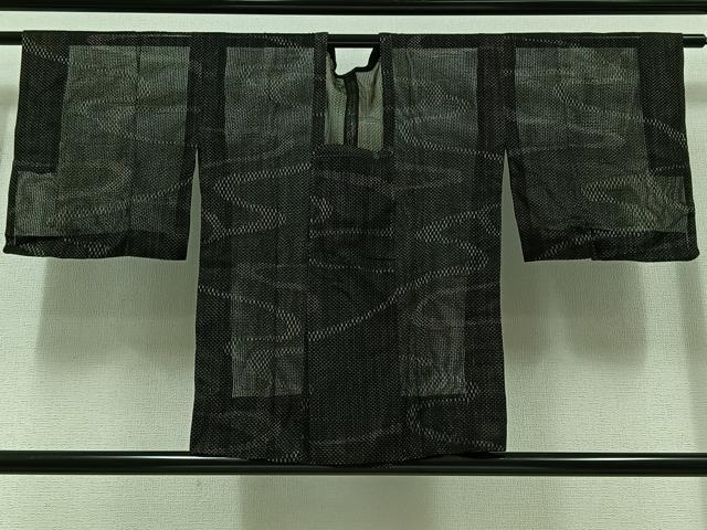 平和屋着物▽道行コート スリーシーズン 春夏秋 塵除け 流水文 正絹 逸品 AABC3168jh
