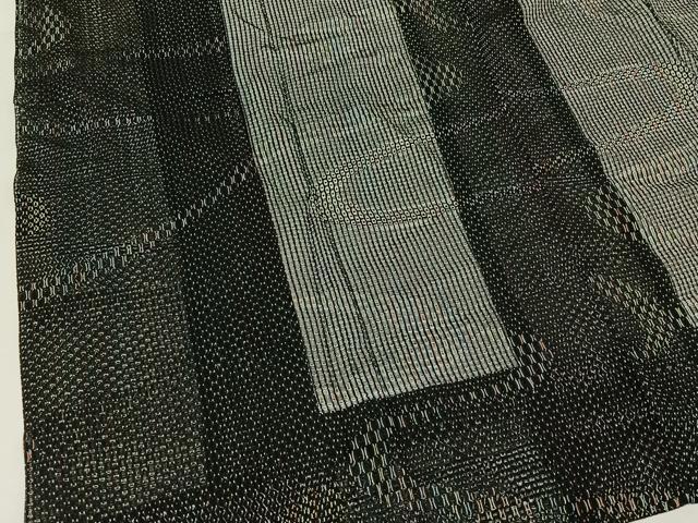 平和屋着物▽道行コート スリーシーズン 春夏秋 塵除け 流水文 正絹 逸品 AABC3168jh