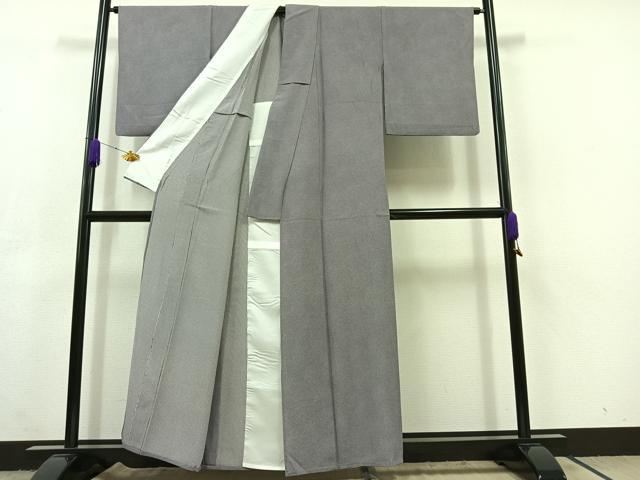 平和屋着物▽江戸小紋 単衣 鮫小紋柄 正絹 逸品 AABC3176jh
