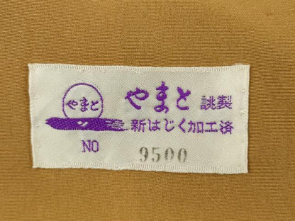 平和屋着物●十代目 歌舞伎役者　坂東三津五郎　訪問着　舞花文　暈し染め　やまと誂製　正絹　逸品　AABC3203ck