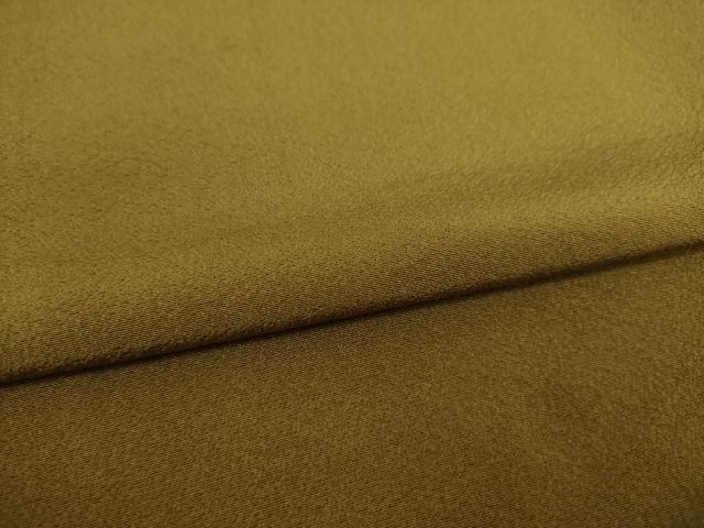 平和屋着物●上質な色無地 桑茶色 正絹 逸品 AABC3263ck