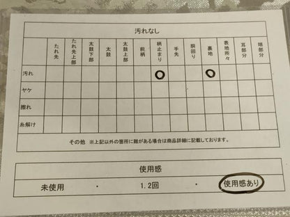 平和屋着物◎六通柄袋帯　風景文　銀糸　正絹　逸品　AABC3283ou