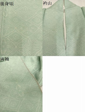 平和屋着物●上質な小紋 花尽し 正絹 逸品 AABC3325ph