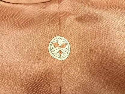 平和屋着物●訪問着　友禅　駒刺繍　松竹梅風景文　暈し染め　金彩　正絹　逸品　AABC3346ph