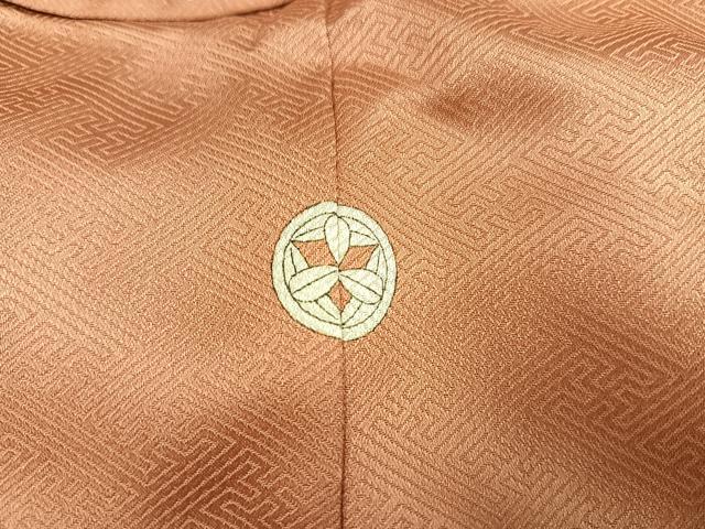 平和屋着物●訪問着　友禅　駒刺繍　松竹梅風景文　暈し染め　金彩　正絹　逸品　AABC3346ph