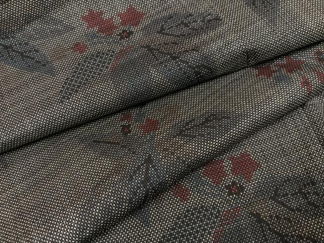 平和屋着物●本場大島紬 一元7マルキ 桐 正絹 逸品 未使用 AABC3359ph