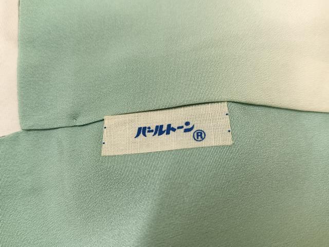 平和屋着物●色留訪問着　友禅　作家物　草花文　正絹　逸品　AABC3366ph