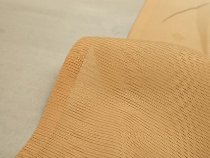 平和屋着物＊夏物 訪問着 絽 手描き 草花文 暈し染め 正絹 逸品 AABC3402jd