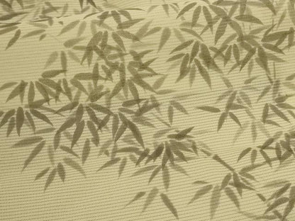 平和屋着物＊夏物 小紋 絽 笹竹文 正絹 逸品 AABC3403jd