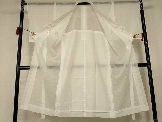 平和屋着物＊夏物　長襦袢　絽　胡粉色　さんび謹製　洗える着物　AABC3406jd