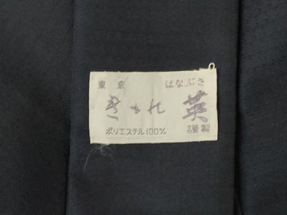 平和屋着物＊夏物　男性　洗える最高級着物　＜英＞はなぶさ謹製　色無地　蝋色　洗える着物　未使用　AABC3411jd